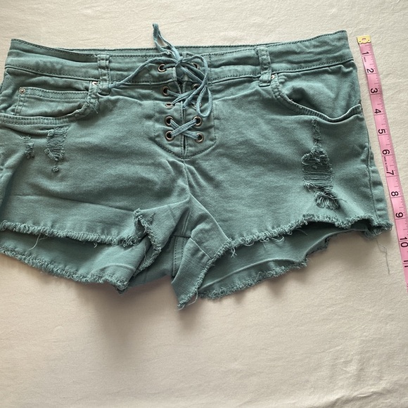 Billabong Lace up Blue Shorts - Picture 6 of 6